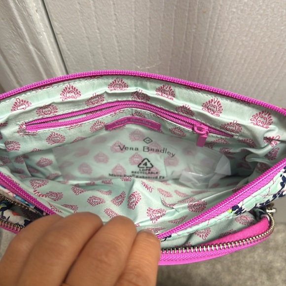 Vera Bradley Wildflower Paisley Little Crossbody Purse - Picture 4 of 7